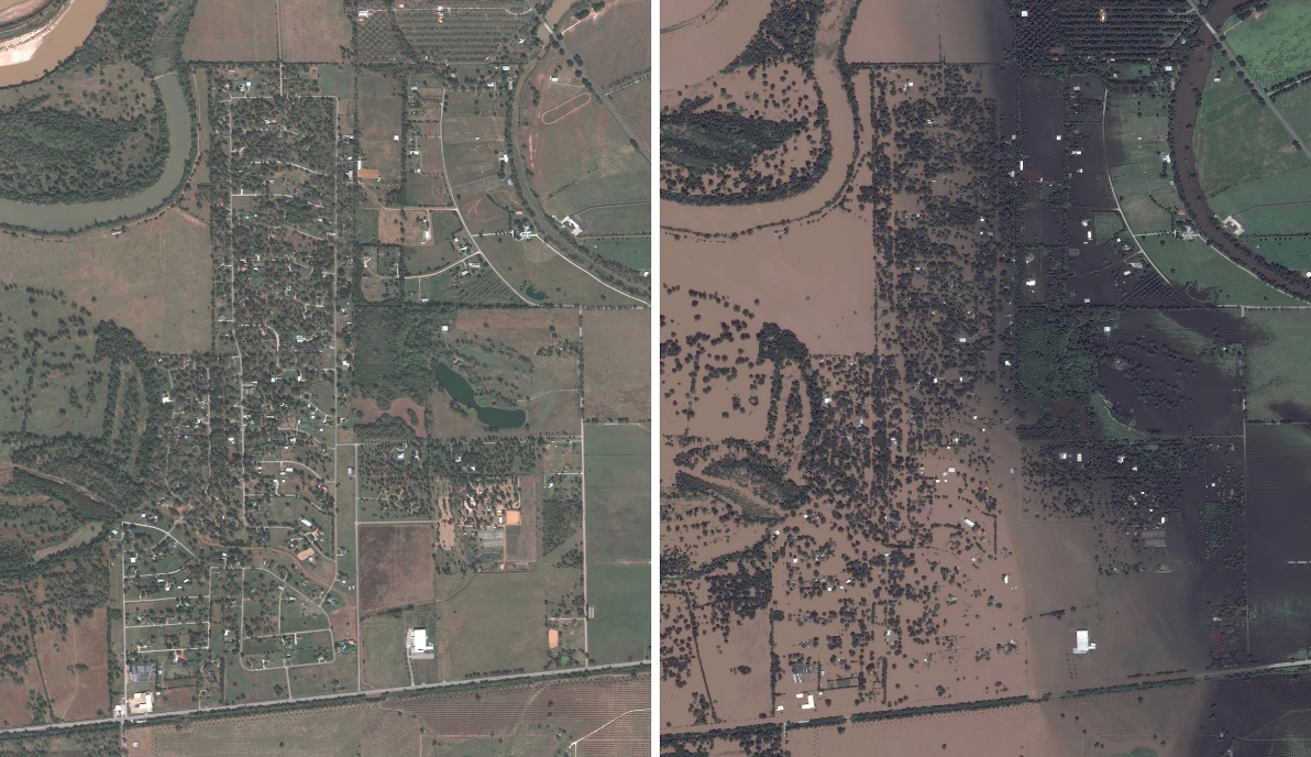 Hurricane Harvey from space: devastating before-and-after satellite images